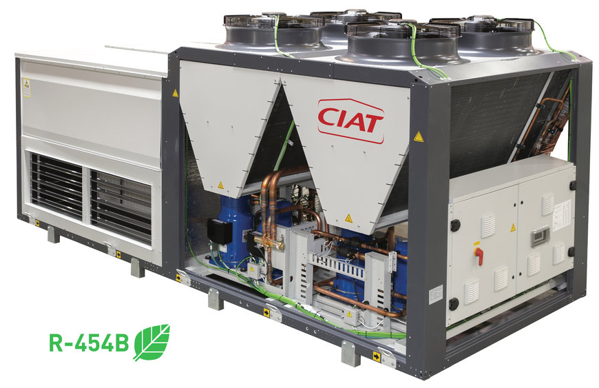 CIAT lanceert de nieuwe VectiosPower rooftops in één geheel serie voor R-454B koudemiddel